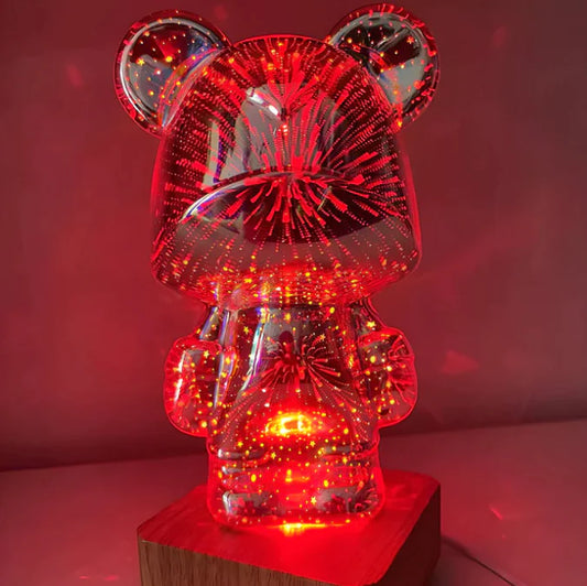 3D vuurwerk beer nachtlamp™️-brengt magie in huis!